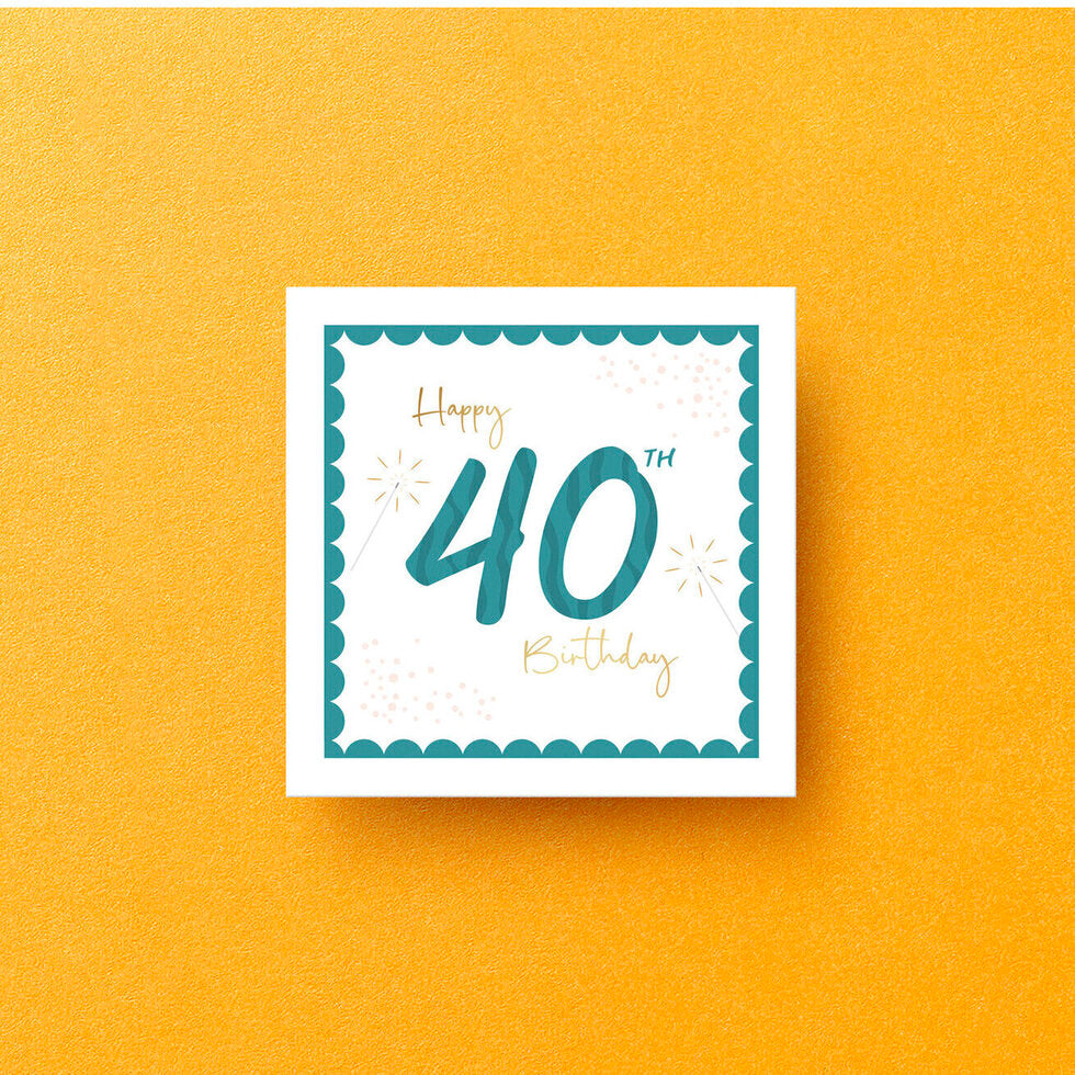 Instant Classics Milestones Age 40 Framed Birthday Card by Heyyy