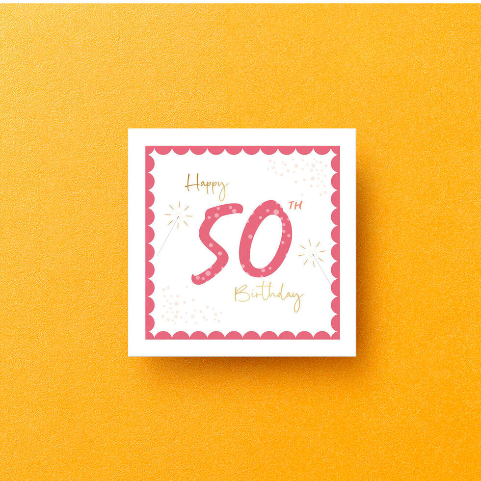 Instant Classics Milestones Age 50 Framed Birthday Card by Heyyy