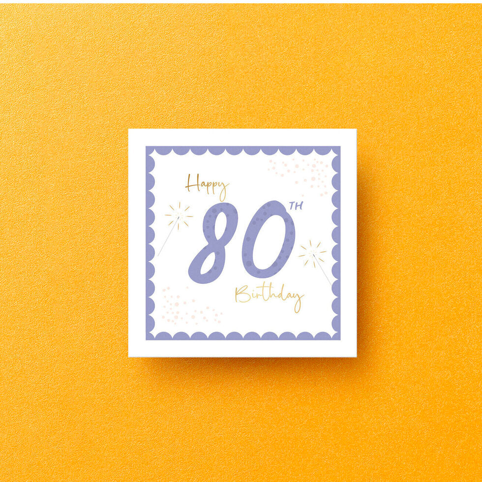 Instant Classics Milestones Age 80 Framed Birthday Card by Heyyy