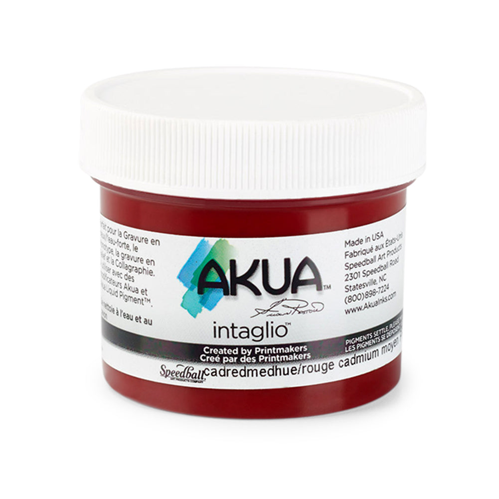 Speedball Akua Intaglio Ink 59ml, Series 4 – Cadmium Red Medium Hue
