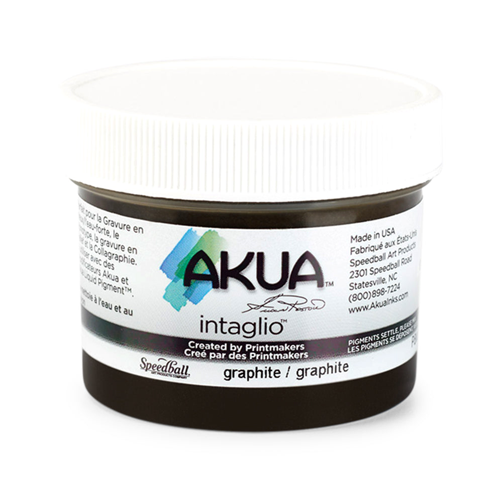 Speedball Akua Intaglio Ink 59ml, Series 1 – Graphite Grey