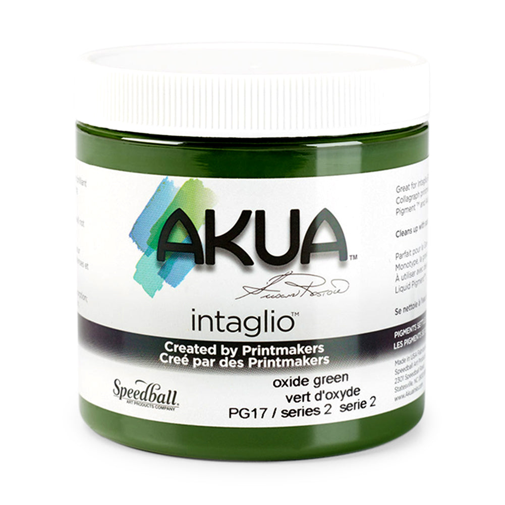 Speedball Akua Intaglio Ink 236ml, Series 2 – Oxide Green