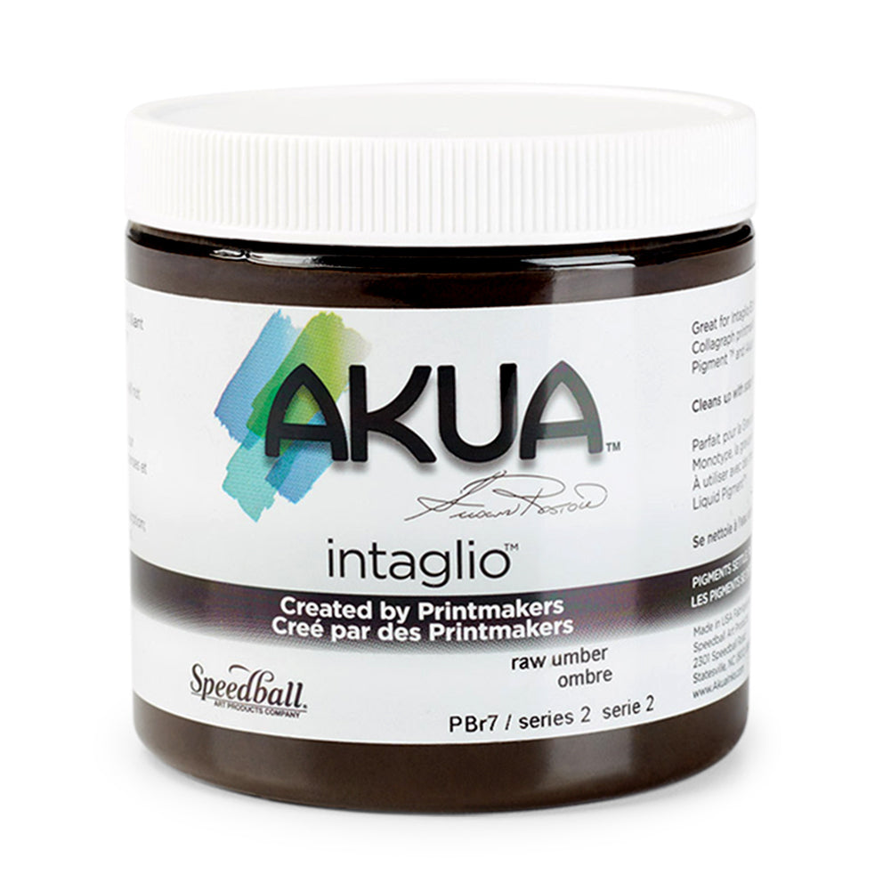 Speedball Akua Intaglio Ink 236ml, Series 2 – Raw Umber