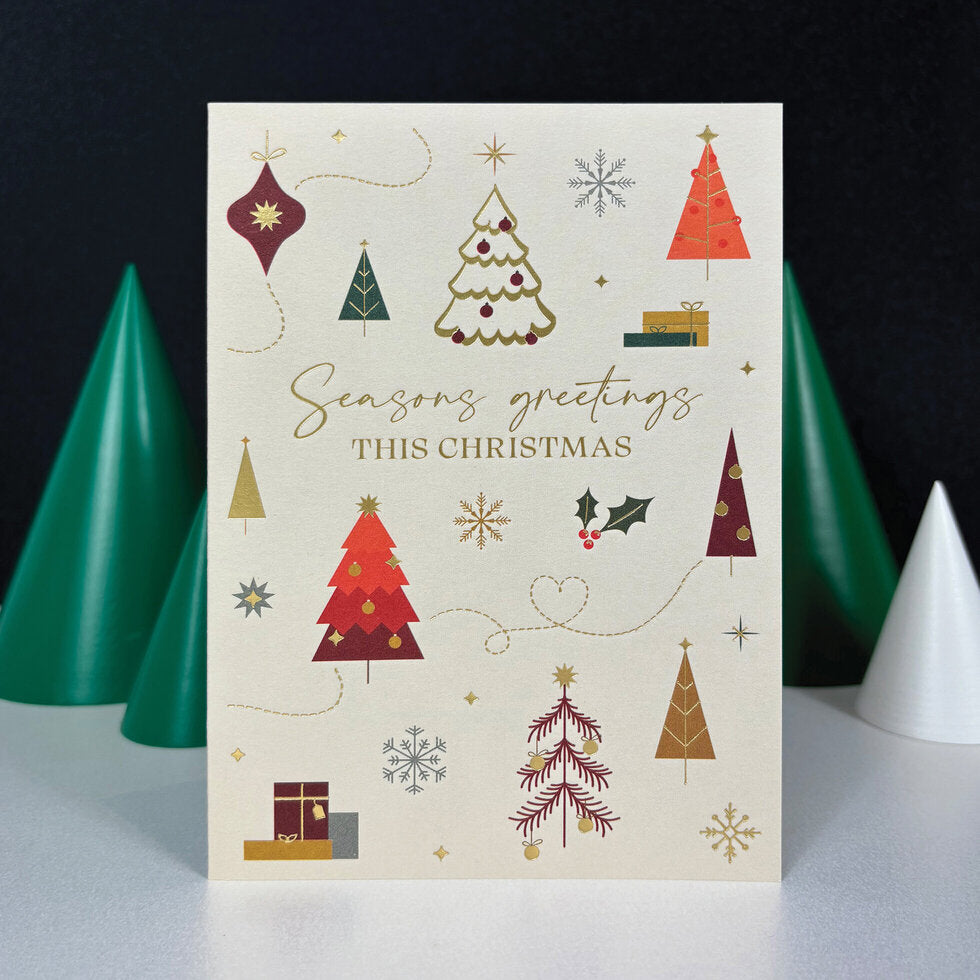 I'mPressed Christmas Christmas Trees Christmas Card by Heyyy
