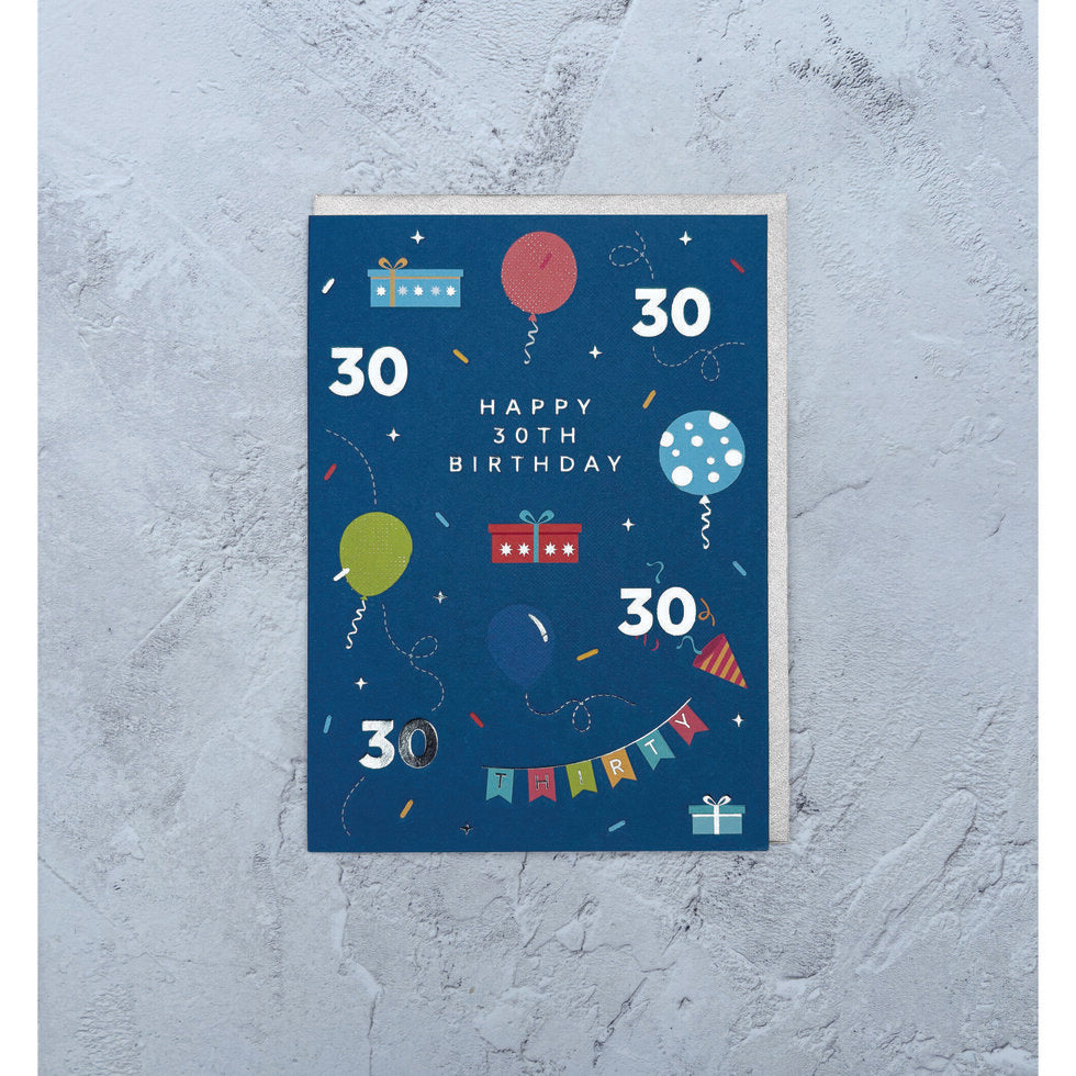 I'mPressed Milestones Men's Age 30 Birthday Greetings Card by Heyyy