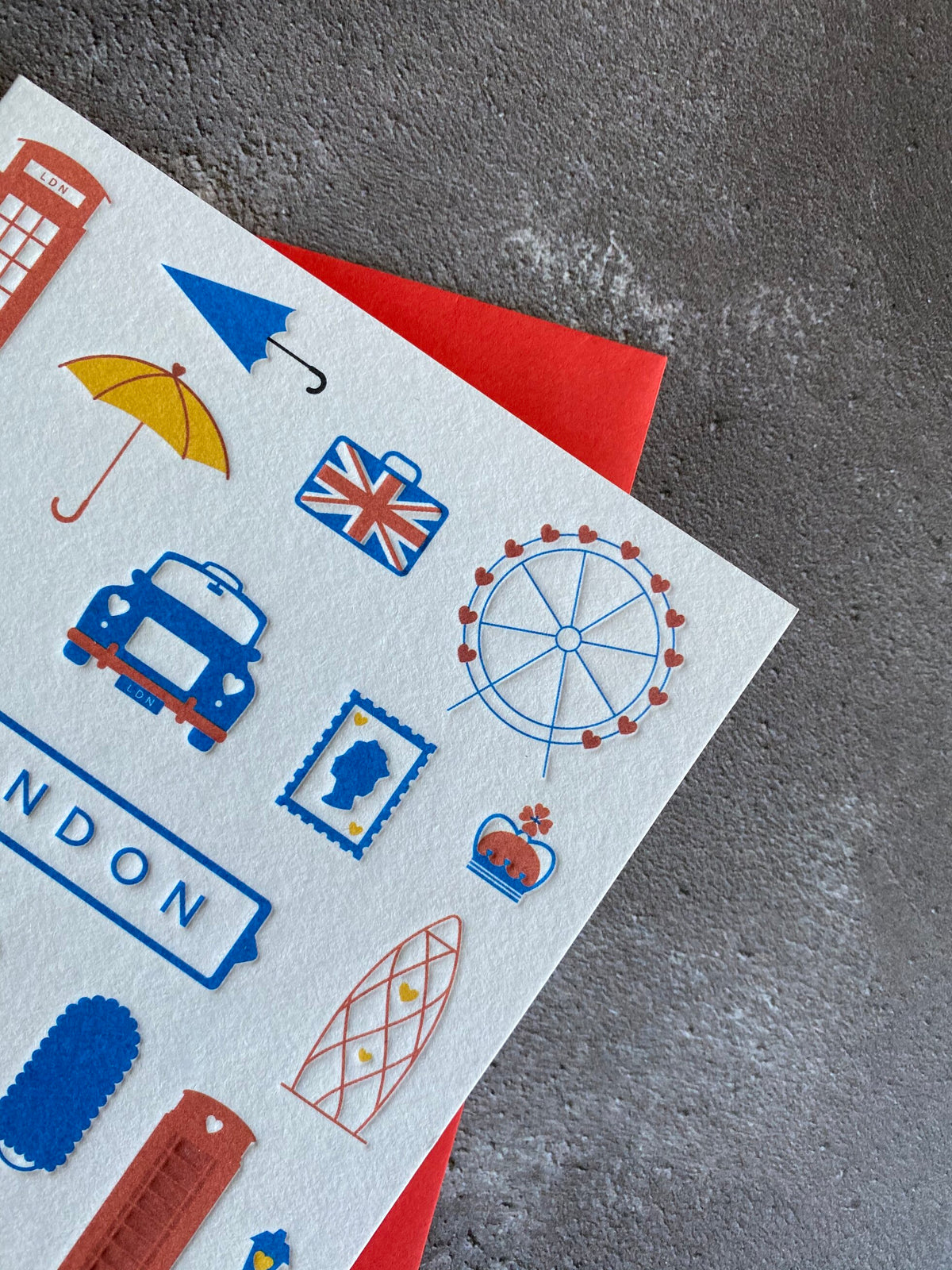 I'mPressed - London Greetings Card