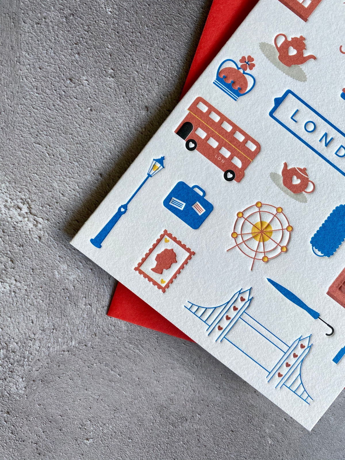I'mPressed - London Greetings Card