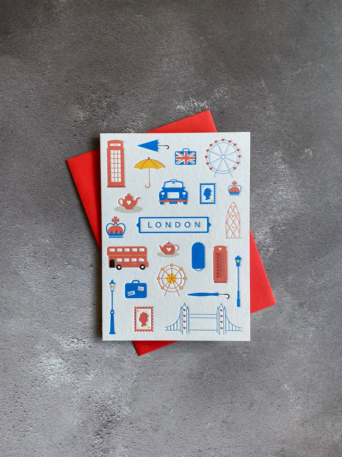 I'mPressed - London Greetings Card