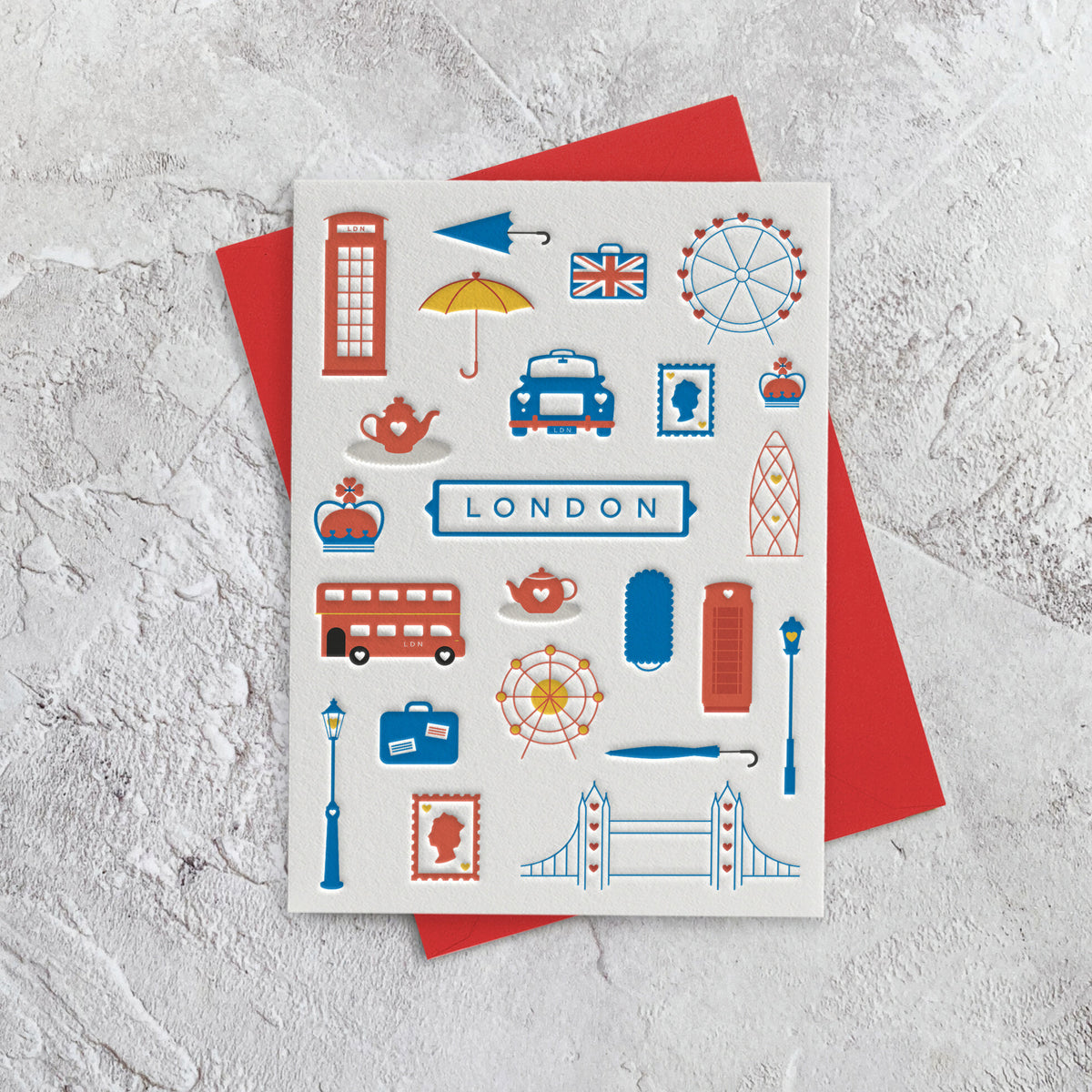 I'mPressed - London Greetings Card