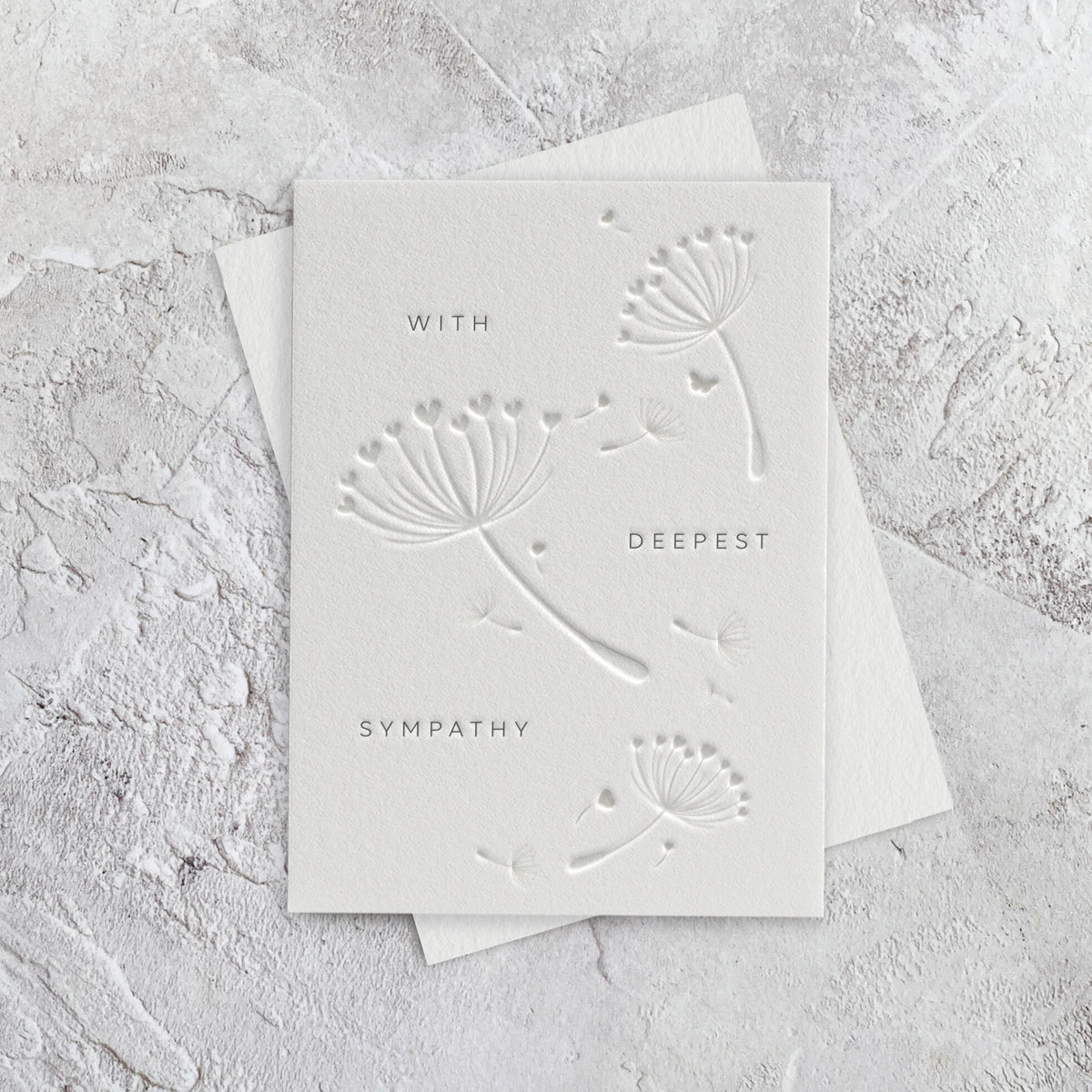 I'mPressed - Sympathy Greetings Card