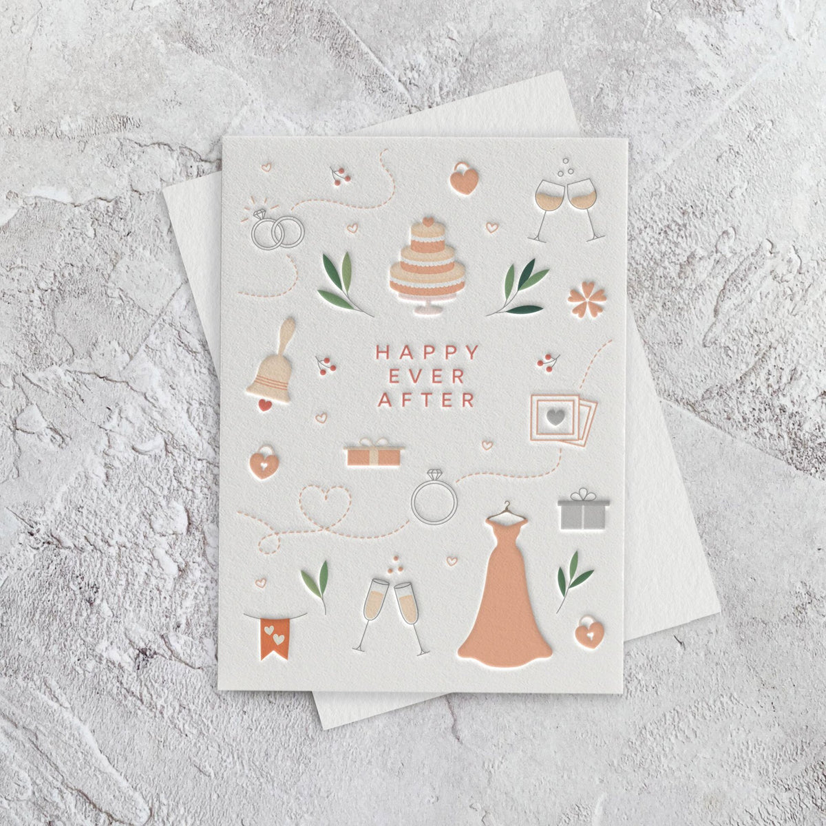 I'mPressed - Happy Ever After Wedding Greetings Card