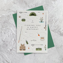 I'mPressed - Fishing You A Happy Birthday Greetings Card