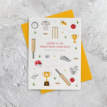 I'mPressed - Here's To Another Innings Happy Birthday Cricket Greetings Card
