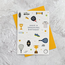 I'mPressed - Have A Smashing Birthday Tennis Greetings Card