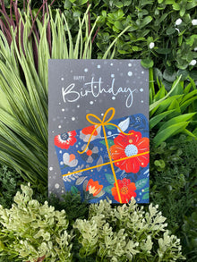 I'mPressed Botanique - Floral Birthday Present Greetings Card