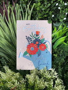 I'mPressed Botanique - Floral Watering Can Greetings Card