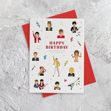 I'mPressed Icons - 80's Music Greetings Card
