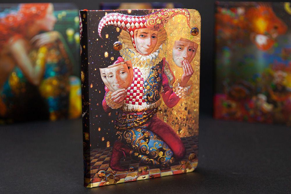 Paperblanks Identity Midi Hardback Journal – Lined, 176 Pages – design detail
