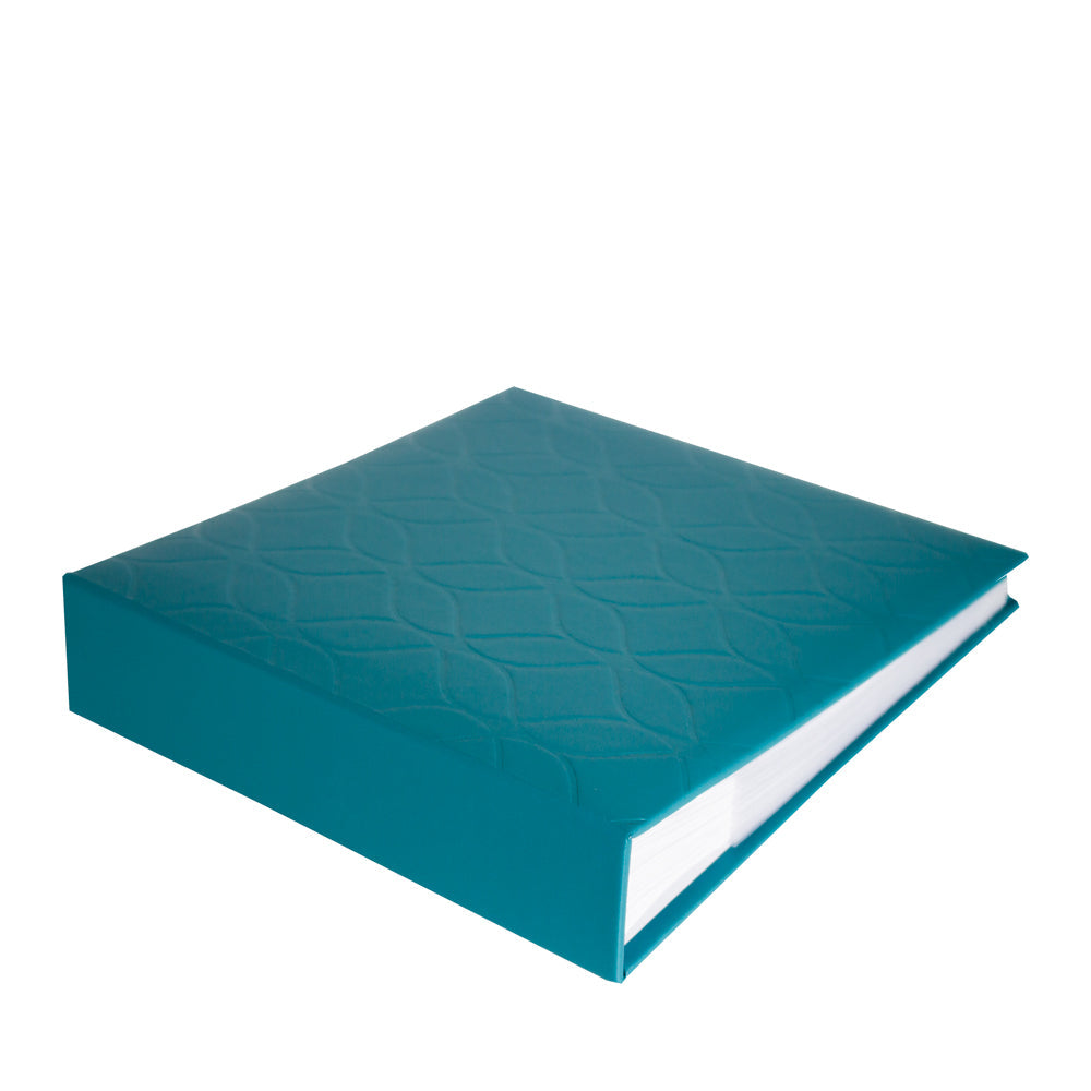 Kenro Inca memo album, teal – open flat