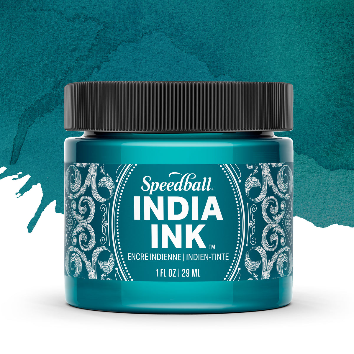 Speedball India Ink 29ml – Teal Agate