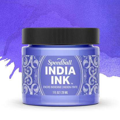 Speedball India Ink 29ml – Amethyst