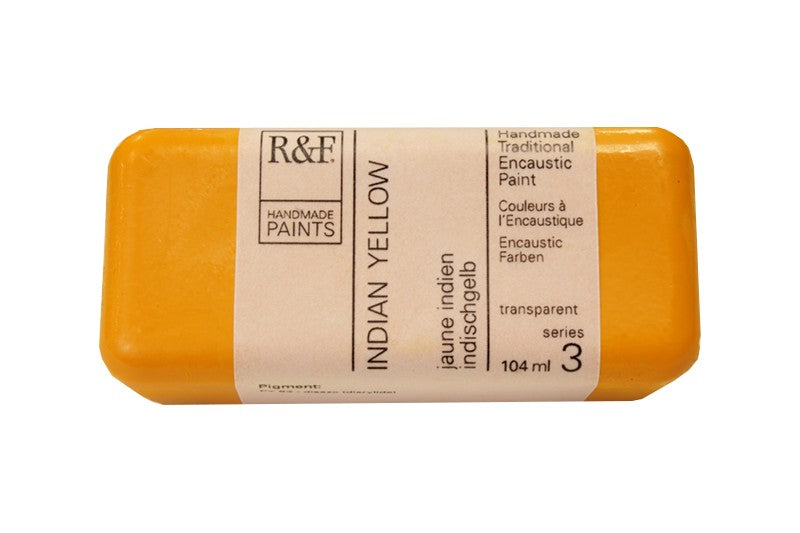 R&F Encaustic Paint 104ml – Indian Yellow