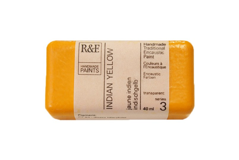 R&F Encaustic Paint 40ml – Indian Yellow