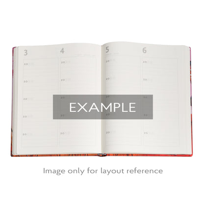 Paperblanks Kikka Ultra Hardback 5-Year Snapshot Journal – inside pages in use