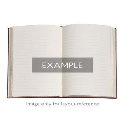 Paperblanks Sun & Moonlight Midi Softback Flexi Journal – Lined, 240 Pages – inside pages in use