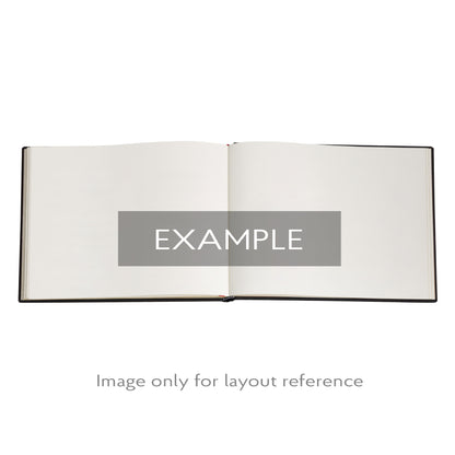 Paperblanks War of the Roses Hardback Guest Book – Plain, 144 Pages – inside pages in use