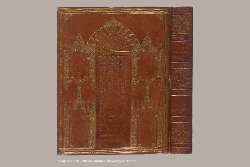 Paperblanks Isle of Ely Midi Softback Flexi Journal – Plain, 176 Pages – design detail
