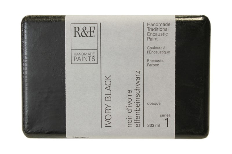 R&F Encaustic Paint 333ml – Ivory Black
