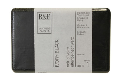 R&F Encaustic Paint 333ml – Ivory Black
