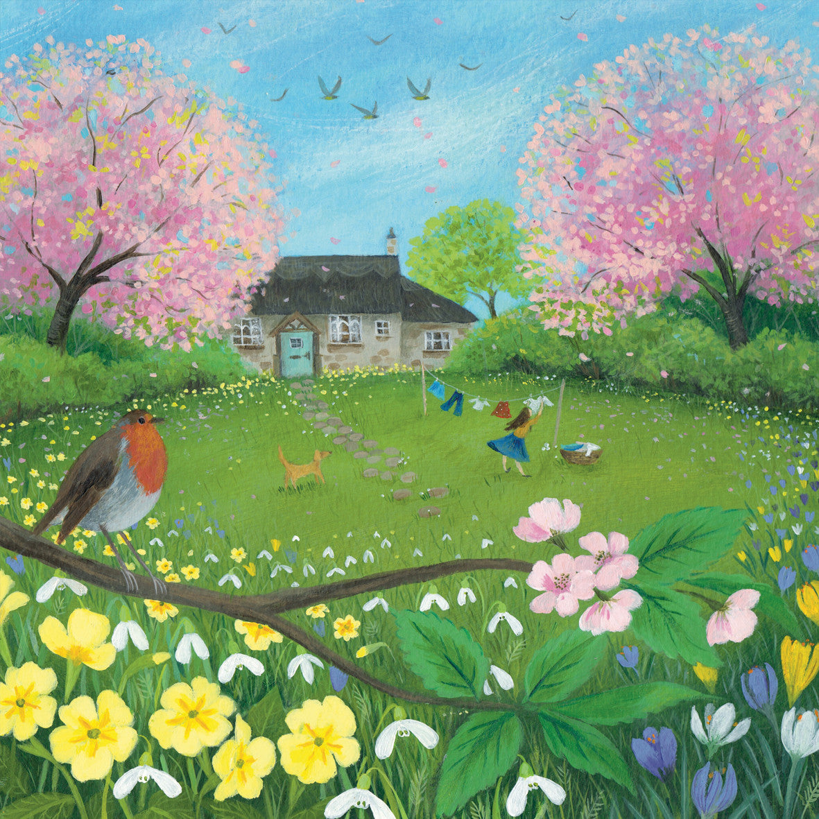 A Spring Morning Card by Julia Crossland
