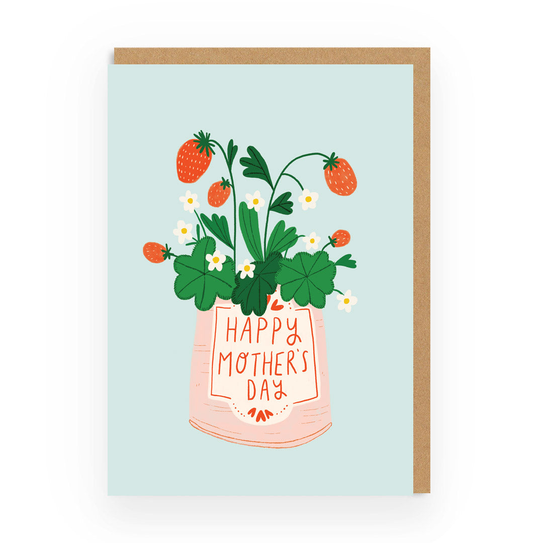 Mother's Day Strawberries Greeting Card (5912)