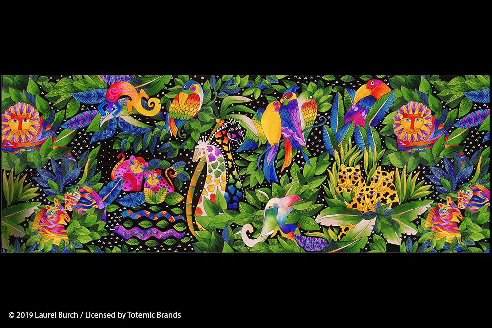 Paperblanks Jungle Song Mini Softback Flexi Journal – Lined, 208 Pages – design detail