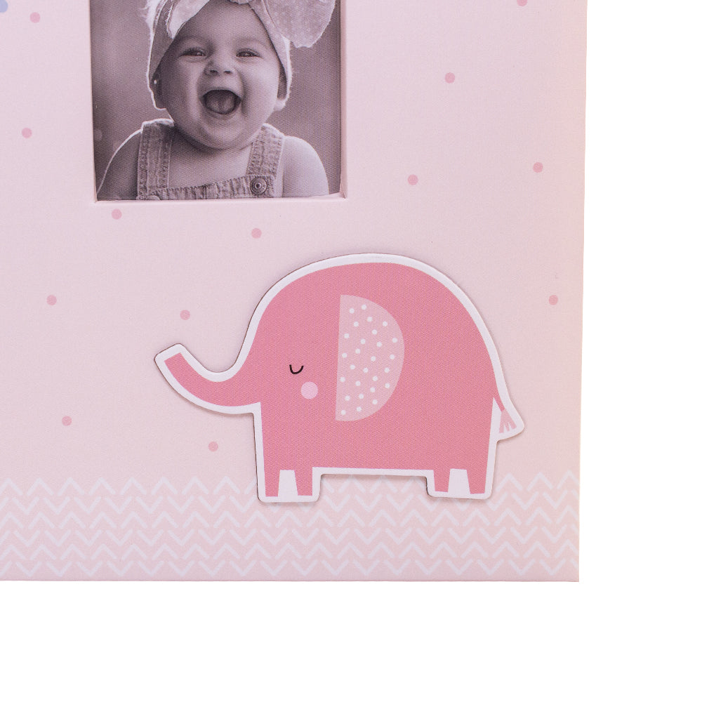 Kenro Baby Animals pink album – 3D cut-out detail