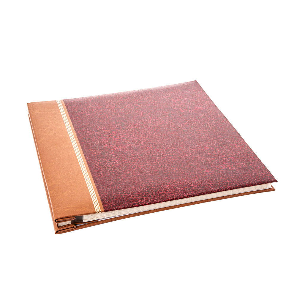 Kenro Grace Series Photo Album – Red Self-Adhesive open