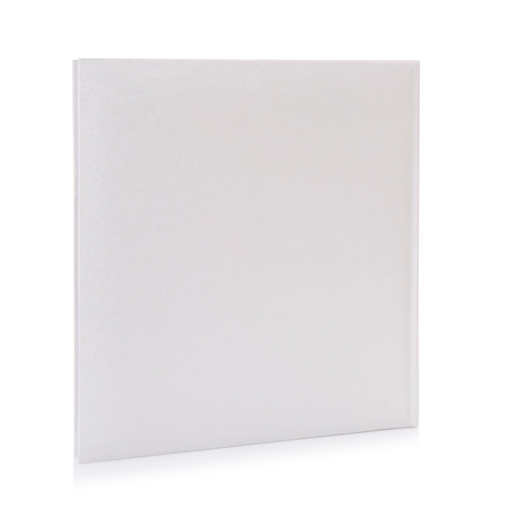 Kenro White Satin large traditional album – back cover