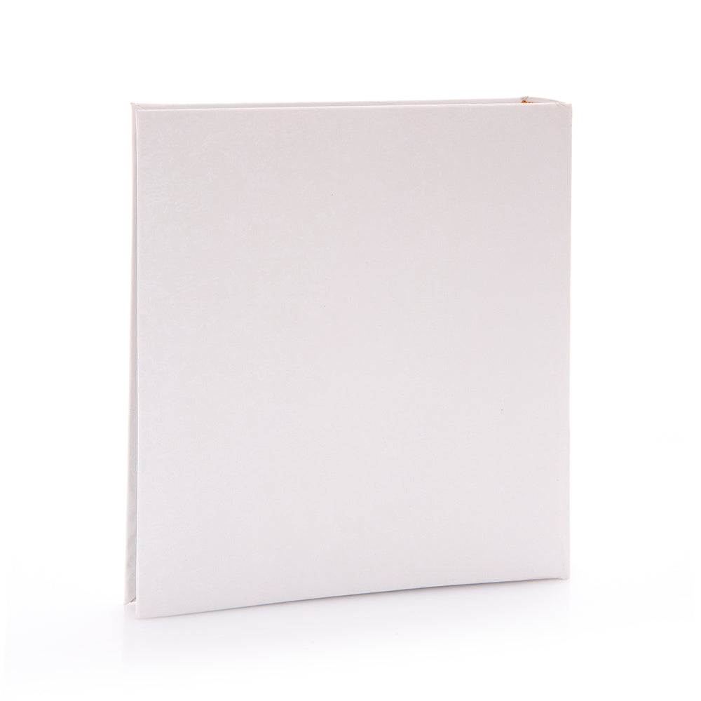 Kenro White Satin 9x6 memo album – back cover
