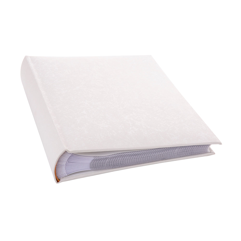 Kenro White Satin 9x6 memo album – open flat