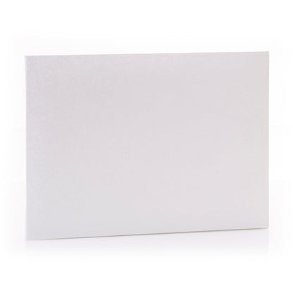 Kenro White Satin guest book – back cover