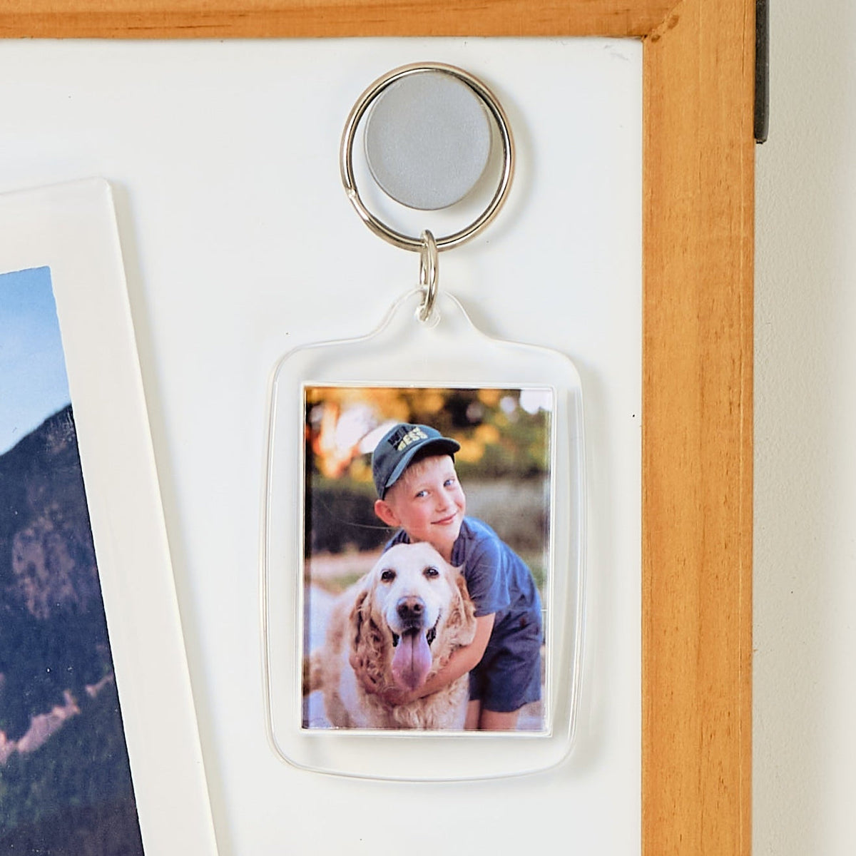 Kenro acrylic photo keyring lifestyle