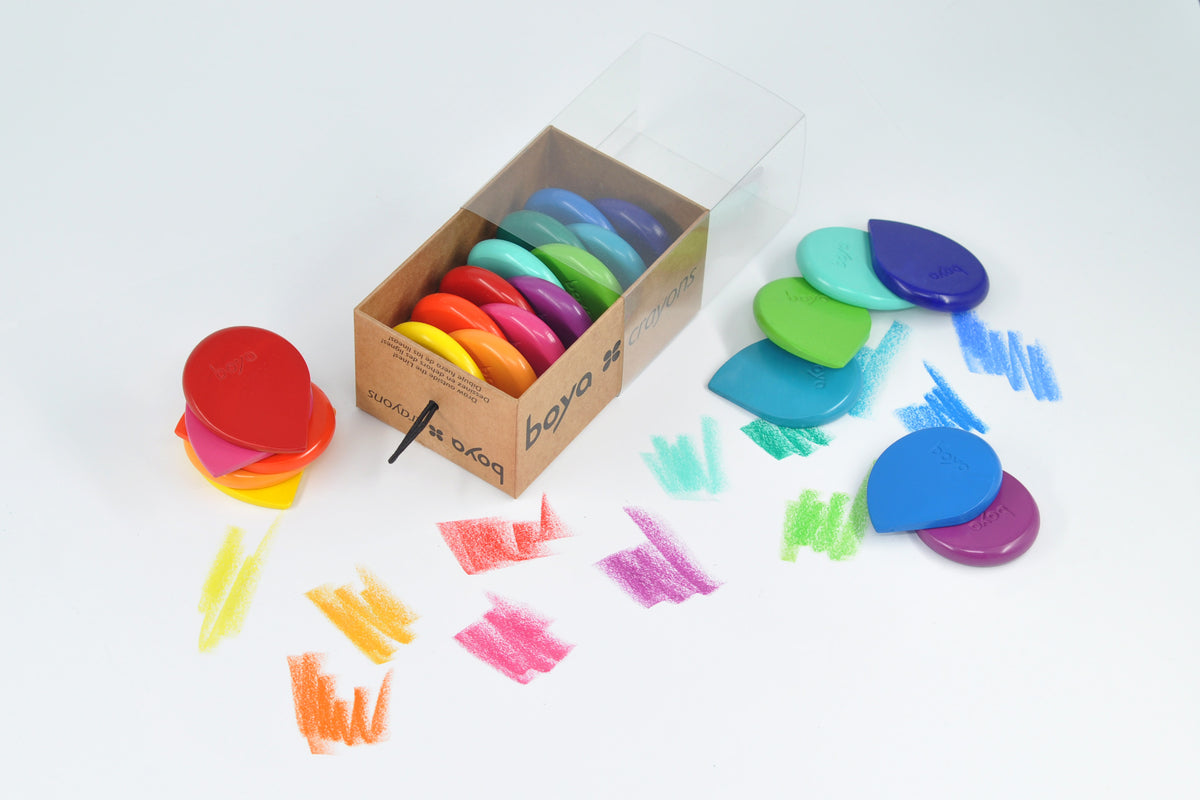 Boya Crayons 12-Piece Set – Kids Dozen