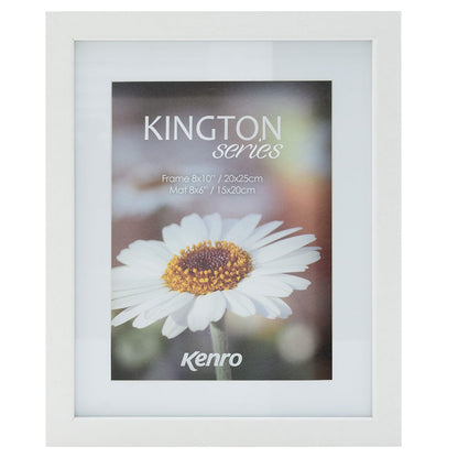 Kenro Kington Shadow Box Photo Frame White front