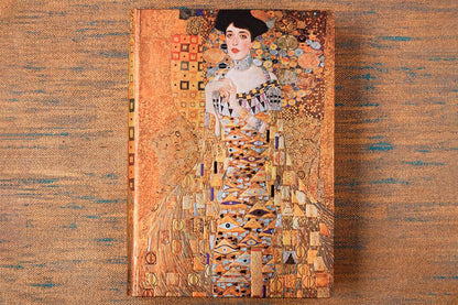 Paperblanks Klimt’s 100th Anniversary – Portrait of Adele Midi Hardback Journal – Lined, 240 Pages – design detail