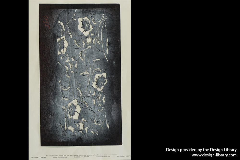 Paperblanks Kuro Mini Hardback Journal – Lined, 176 Pages – design detail