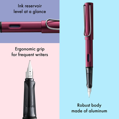 LAMY AL-star Fountain Pen – Black Purple