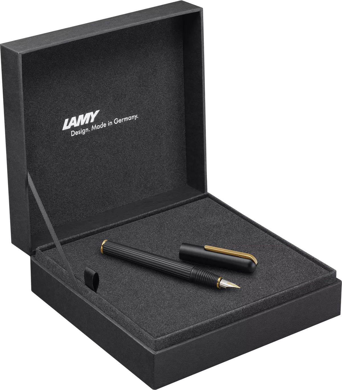LAMY Imporium Fountain Pen – Black & Gold