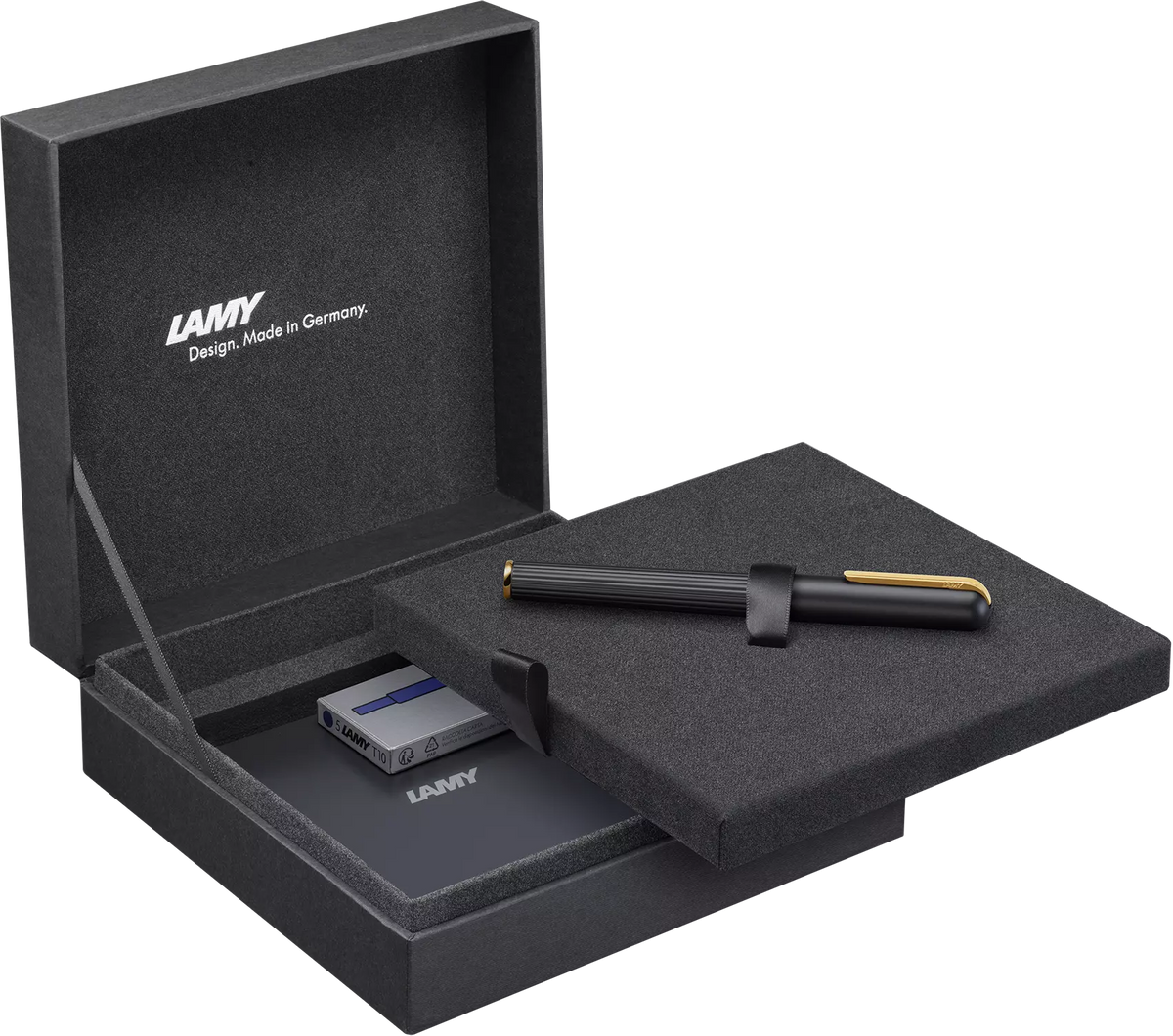 LAMY Imporium Fountain Pen – Black & Gold